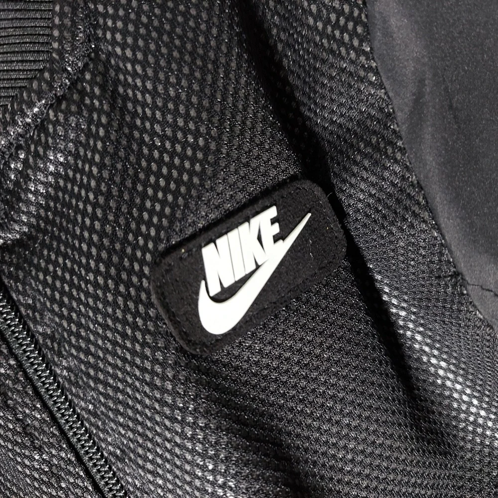 Nike Kids Bomber Jacket 3T Black Just Do It Zip Up Textured Pockets Outerwear